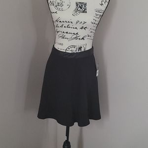 NWT Glo Jeans Skater Skirt w/ faux leather waist